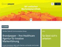 Tablet Screenshot of brandpepper.de