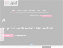 Tablet Screenshot of brandpepper.nl